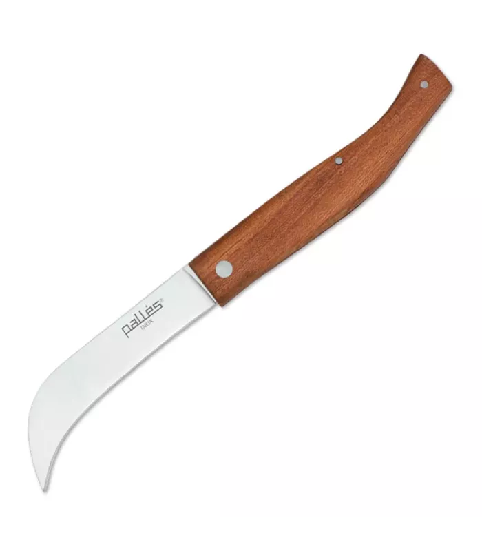 Canivete Pallés tranchete modelo 2 madeira, lâmina de 9 cm. ⚔️