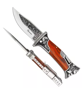 Albainox feltkniv med Stamina-rød håndtag (22,50 cm.) ⚔️