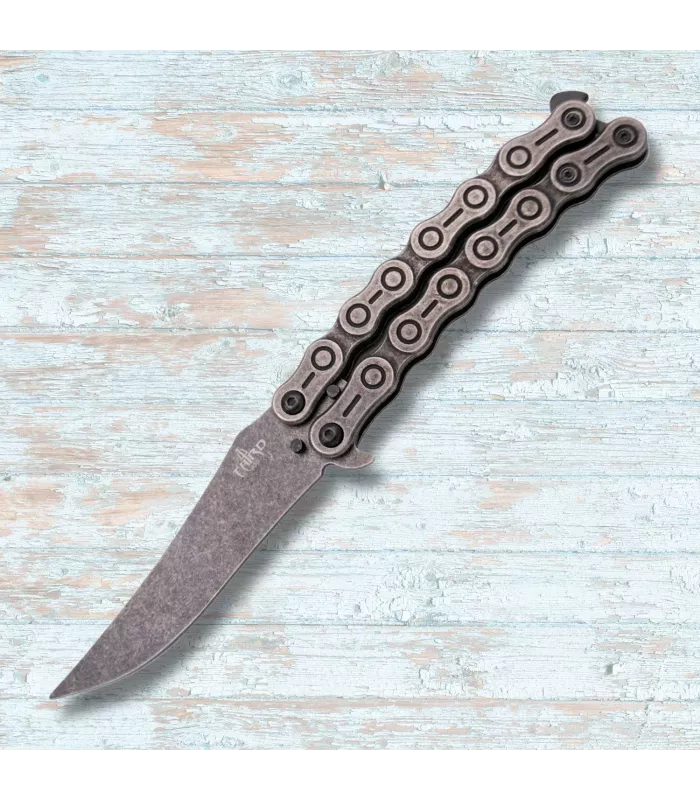Practice Butterfly Knife Third Stone Finish (23.1 cm.) ⚔️
