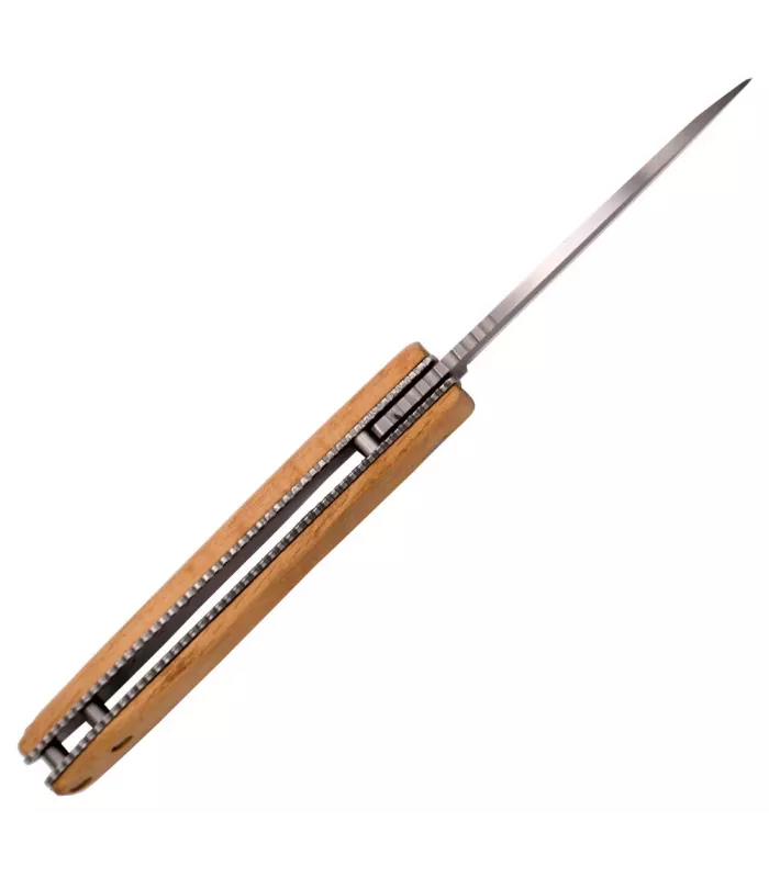 Couteau de campagne Third avec manche en bois de hêtre (16,5 cm). ⚔️