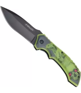 Field Knife with Snake and Skulls Design (9.5 cm.) ⚔️
