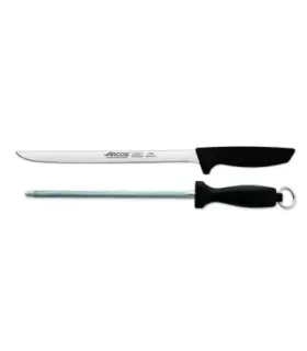 Set coltello per prosciutto + affilacoltelli ⚔️
