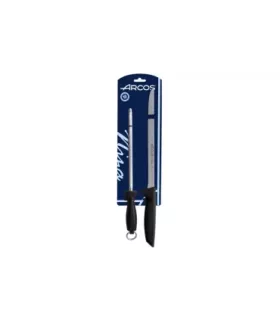 Set coltello per prosciutto + affilacoltelli