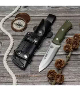 Bushcraft-Messer Marke Cudeman, Modell 206-GV mit Mehrzweck-Holster ⚔️