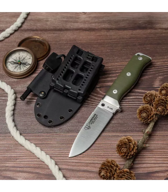 Cudeman MT-5 Knife (120-GV-K) with Kydex sheath ⚔️