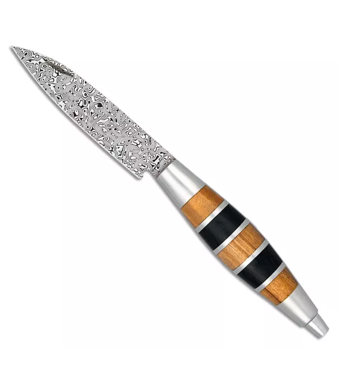 Field Knife brand Albainox Damascus blade (8.20 cm.) ⚔️