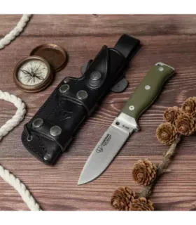 Cudeman MT-5 Knife (120-GV) G10 Green Handle ⚔️