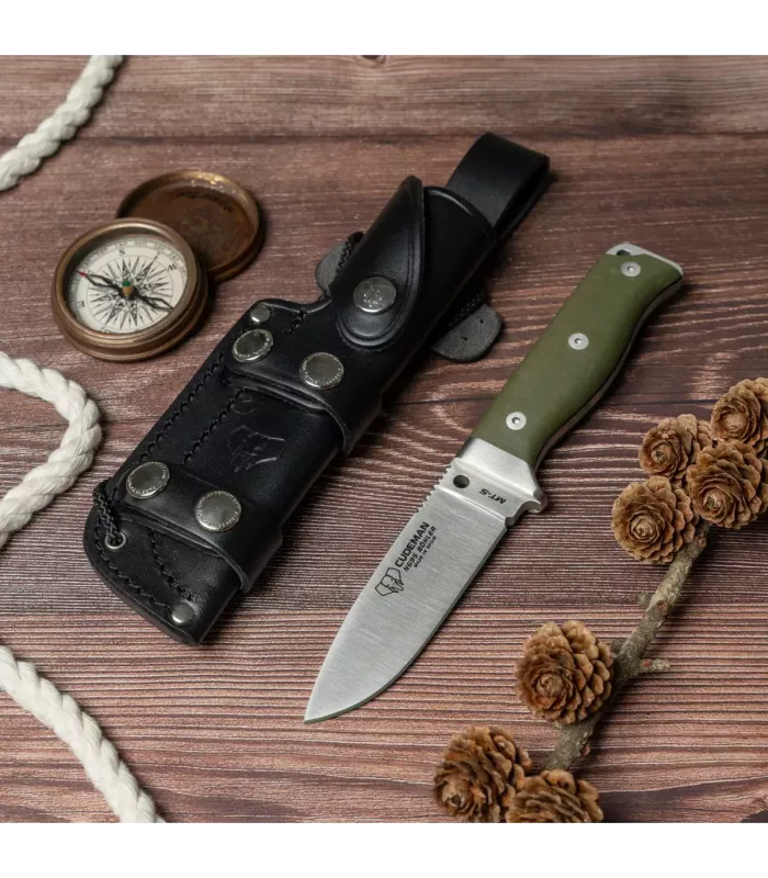 Cudeman MT-5 Knife (120-GV) G10 Green Handle ⚔️