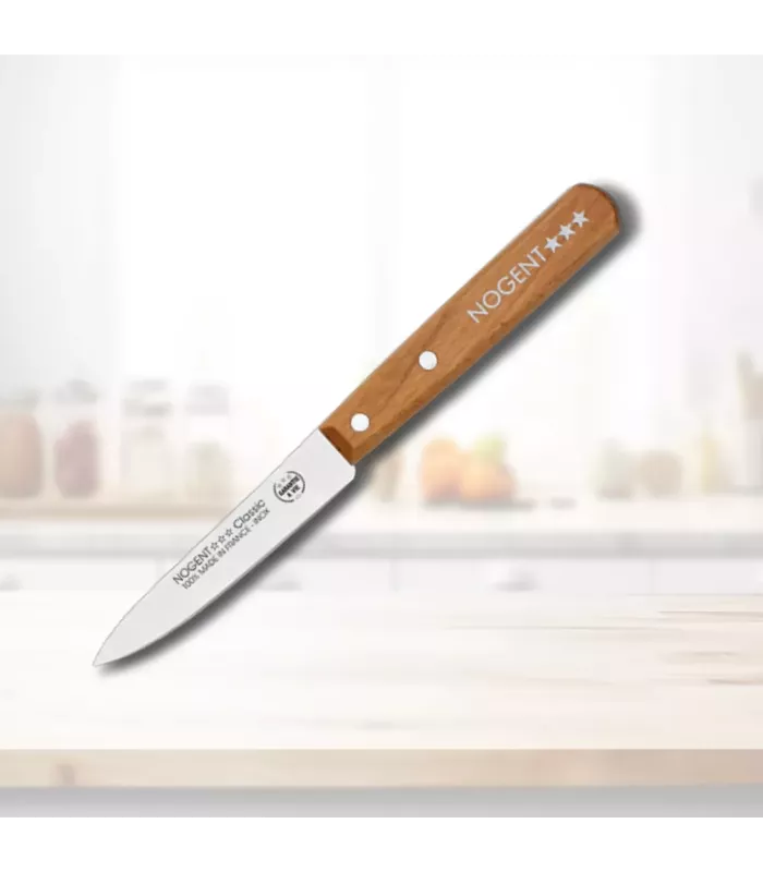 Faca de cozinha Patatero marca NOGENT, cabo de madeira clássico ⚔️