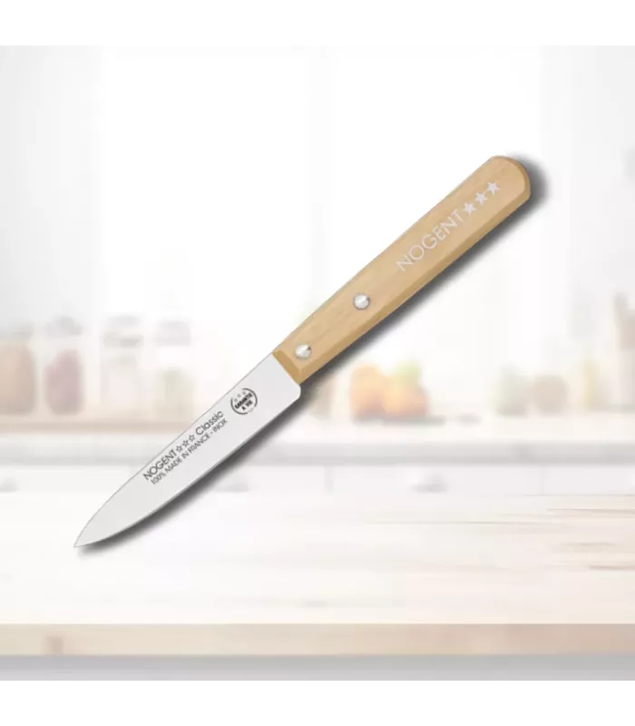 Küchenmesser Patatero Marke NOGENT, Holzgriff Buche ⚔️
