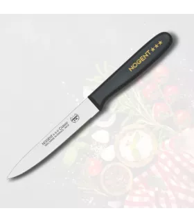 Coltello da pomodoro marchio NOGENT, manico in ABS nero ⚔️