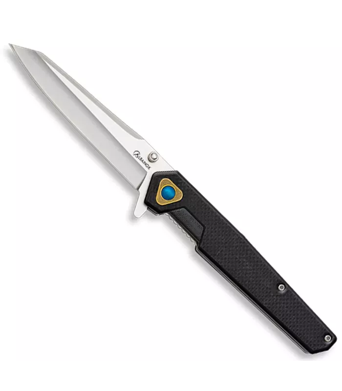 Coltello da campo marca Albainox G10 nero (9,5 cm.) ⚔️