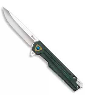 Veldmes met merk Albainox G10 groen (9 cm.) ⚔️