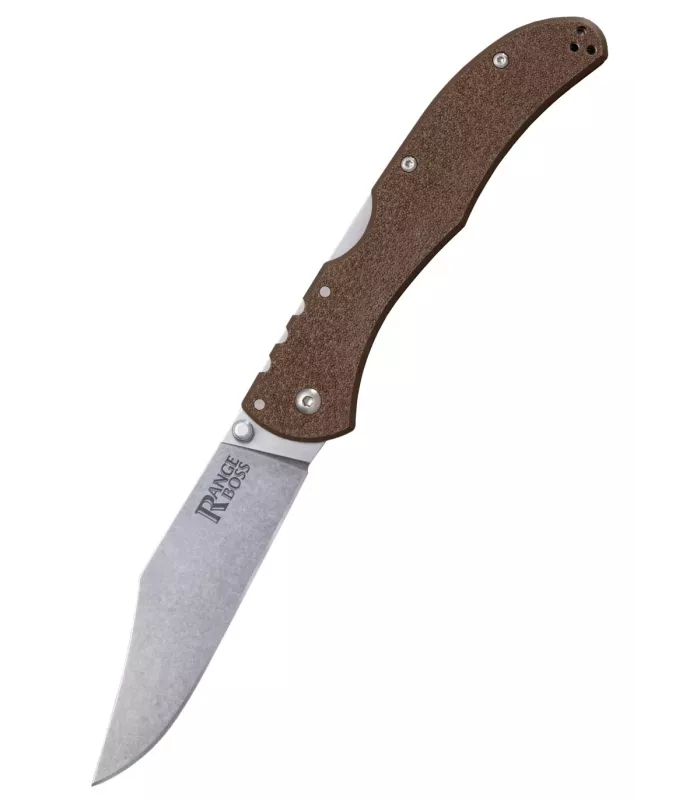 Navaja de campo Cold Steel modelo Range Boss, marrón ⚔️