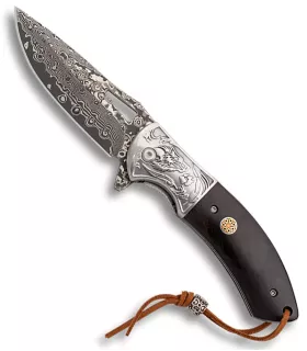 Nijptang van het merk Albainox met Damasco-blad (20 cm.) ⚔️