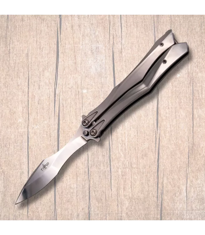 Navaja de abanico Third, hoja acero 420 de 10,5 cm. ⚔️