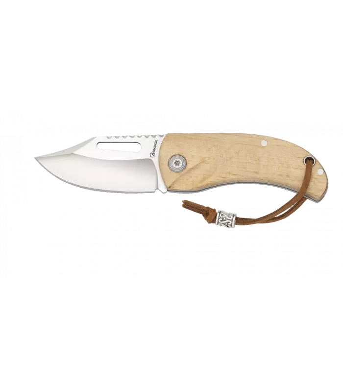 Navaja de campo mango madera natural (largo 13 cm.) ⚔️