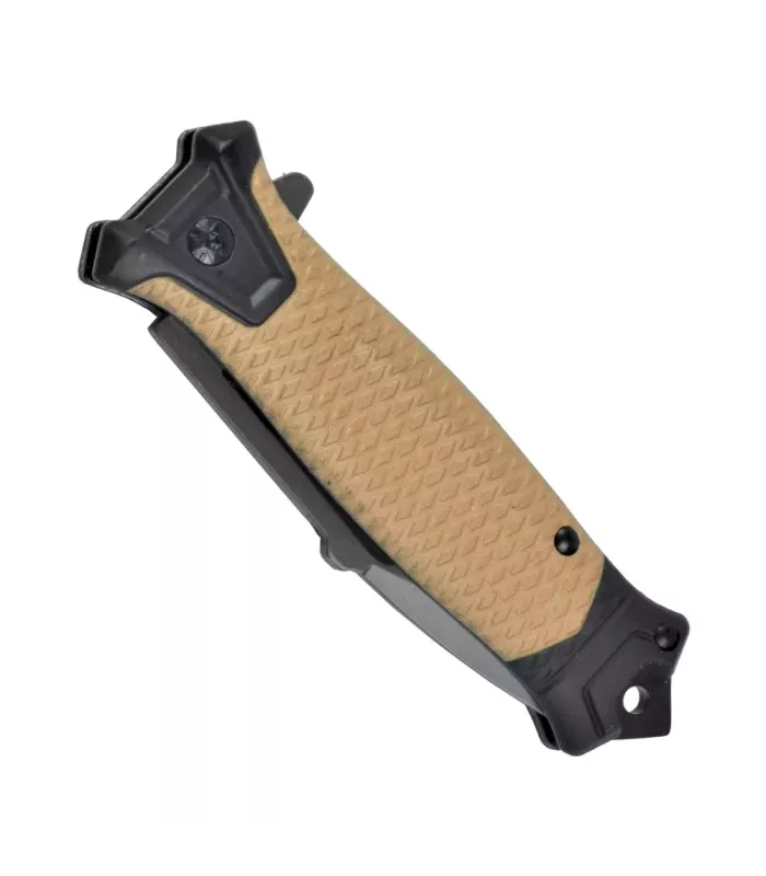 Feldmesser mit braunem Griff, unterstützte Öffnung (insgesamt 23 cm). ⚔️
