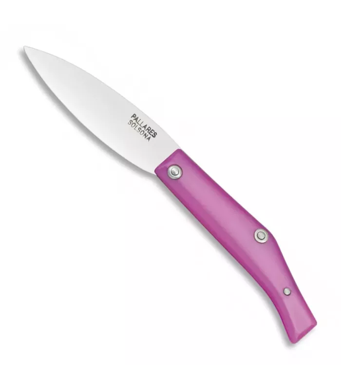 Navaja pallarés Fucsia hoja acero carbono (15,8 cm) ⚔️