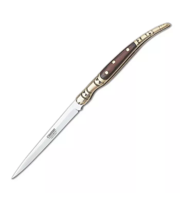 Couteau de type stylet avec poignée en estamina, lame de 8,5 cm. ⚔️