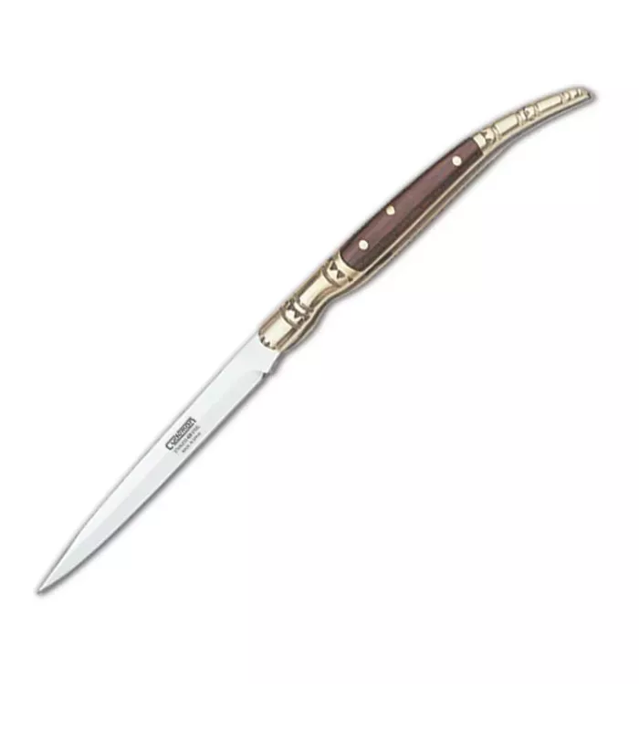 Coltello tipo stiletta con manico in stamin, lama di 7 cm. ⚔️