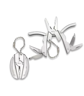 Mini Pince à Écrous porte-clés multi-usage en acier (7,5 cm.) ⚔️