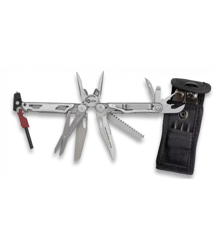Alicate multiuso tático K25 lâmina 7CR17MOV ⚔️