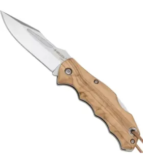 Canivete de caça Select Erpir, madeira de oliveira (7 cm). ⚔️