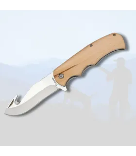 Couteau Skinner Albainox, bois naturel (20,20 cm.) ⚔️