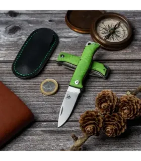 Canivete de caça Cudeman modelo MT-10 verde (com bainha) ⚔️