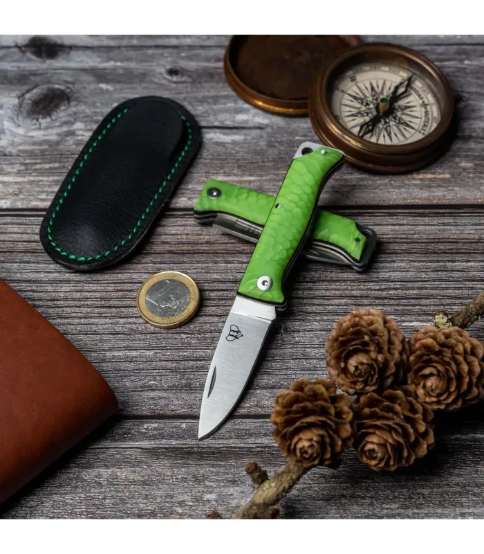 Jagdmesser Cudeman Modell MT-10 grün (mit Hülle) ⚔️