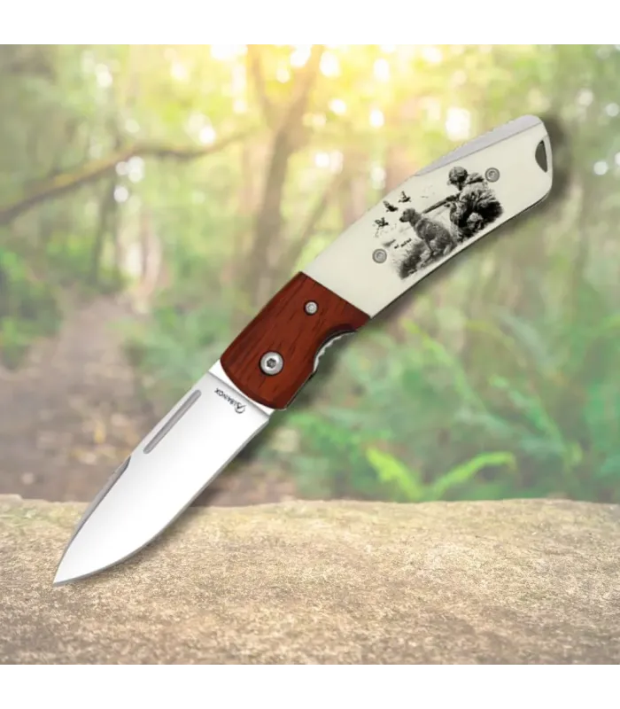 Navaja de caza Albainox modelo Perro (19 cm.) ⚔️