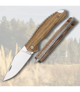 Jagdmesser mit Holzgriff (19,6 cm). ⚔️
