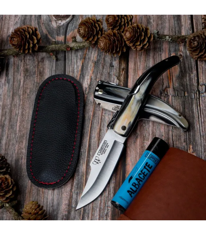 Cudeman Albacete-style Pocket Knife with Bull Horn Handle ⚔️