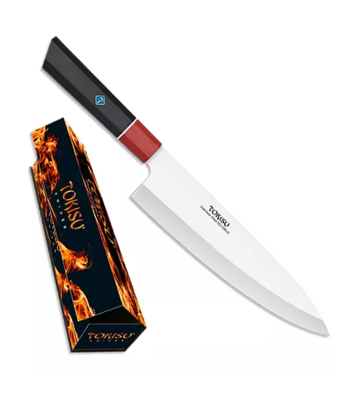 Küchenmesser GYUTO, Griff G10 von Tokisu (34,50 cm.) ⚔️