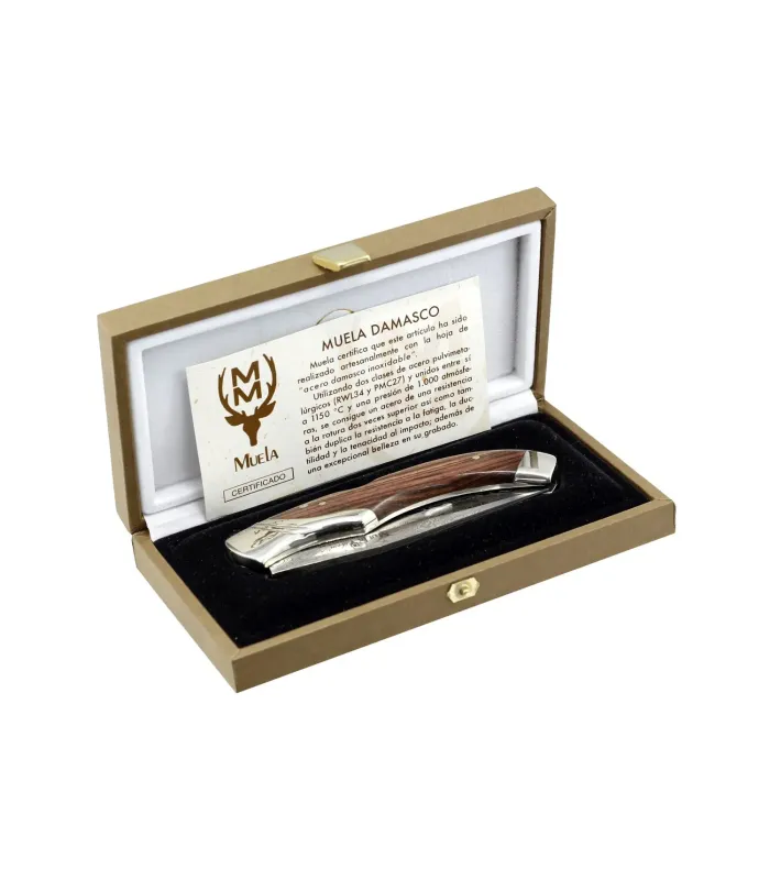 Deluxe Damasco Steel Pocket Knife by Muela ⚔️