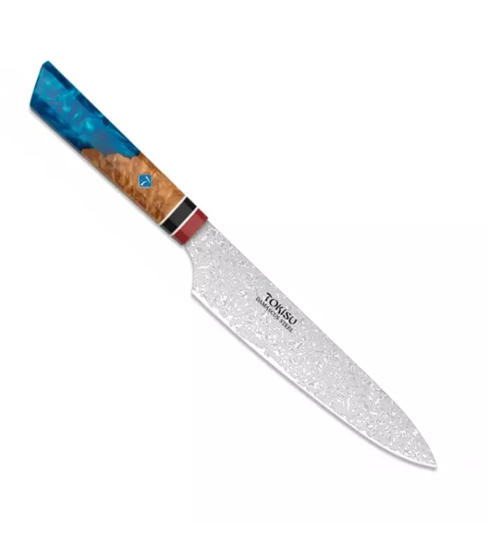 Cuchillo de cocina GYUTO pequeño, mango Staypak de Tokisu (32,5 cm.) ⚔️