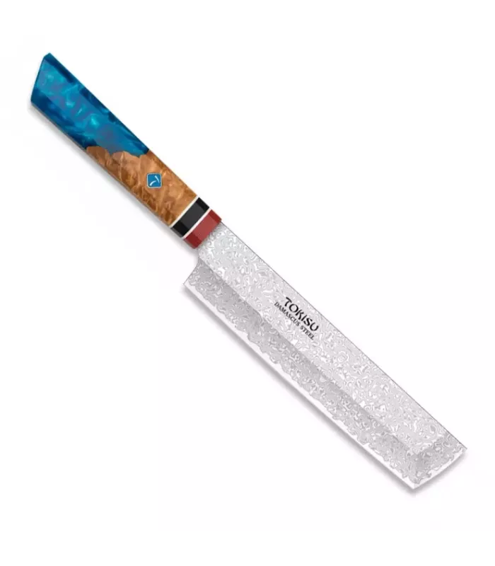 Faca de cozinha NAKIRI, cabo Staypak da Tokisu (31 cm). ⚔️