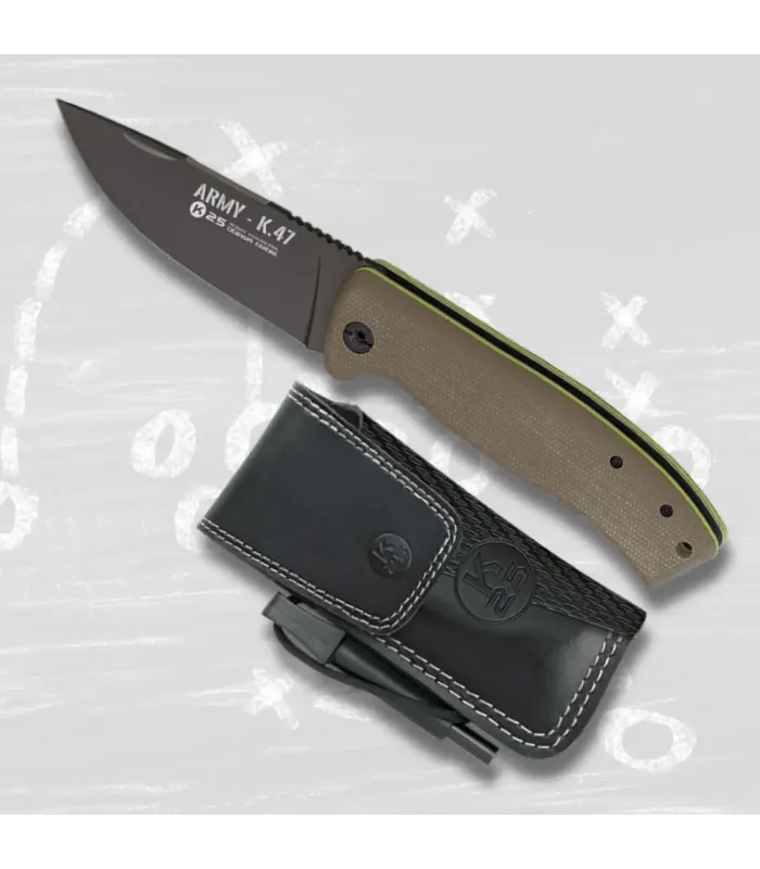 Canivete tático K25 modelo Army (23 cm.) ⚔️