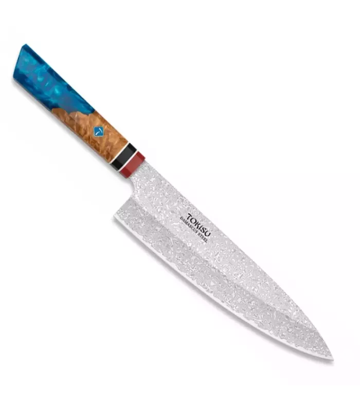 Cuchillo de cocina GYUTO, mango Staypak de Tokisu (33,5 cm.) ⚔️