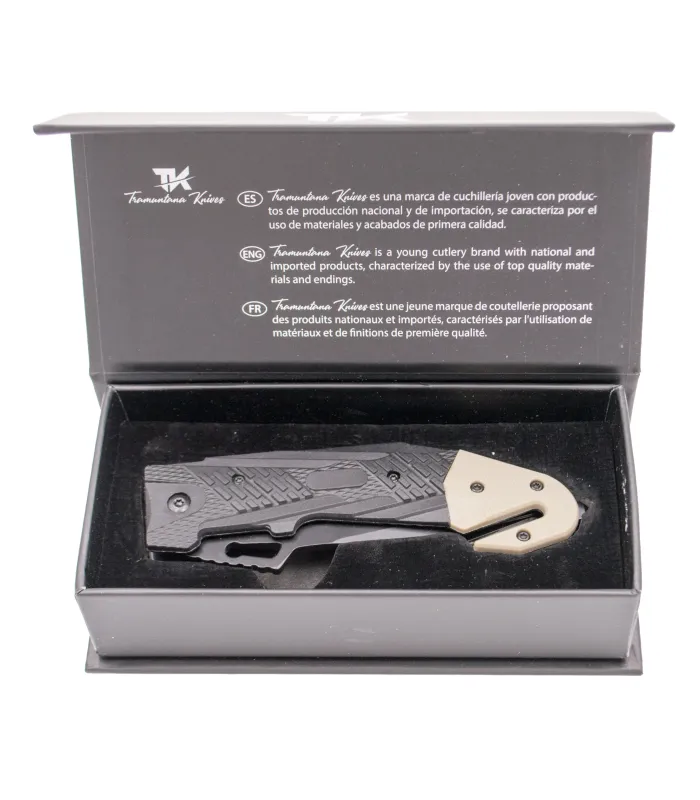 Tramuntana tactical knife model Nautilus dark blade (21.9 cm.) ⚔️