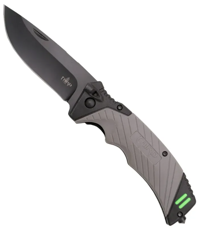 Coltello tattico Third con pietra focaia e rompivetro (22 cm.) ⚔️
