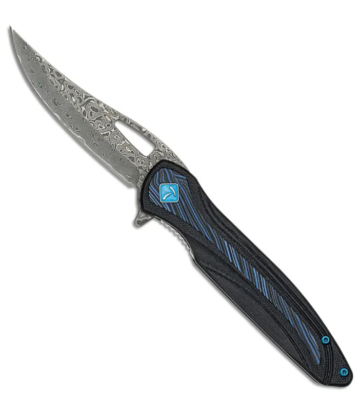Taktisk kniv mærke TOKISU Damasco G10 (20,40 cm.) ⚔️