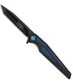Taktisk kniv mærke TOKISU G10 Damascus (8,60 cm.) ⚔️