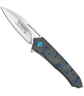 TOKISU brand tactical knife, FC blue (20.10 cm.) ⚔️