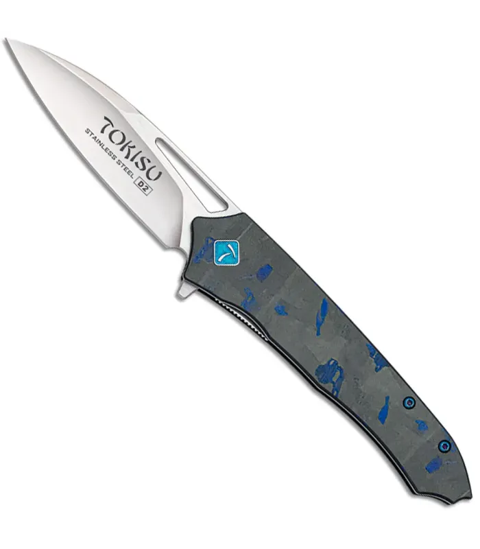 Taktisk kniv mærke TOKISU, FC blå (20,10 cm.) ⚔️