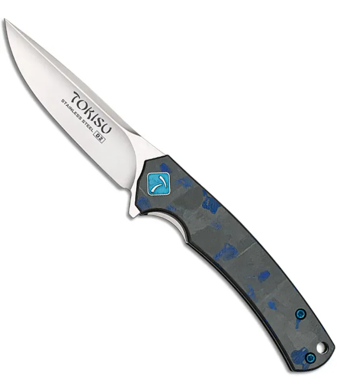 Coltello tattico marca TOKISU, FC blu (15,90 cm.) ⚔️