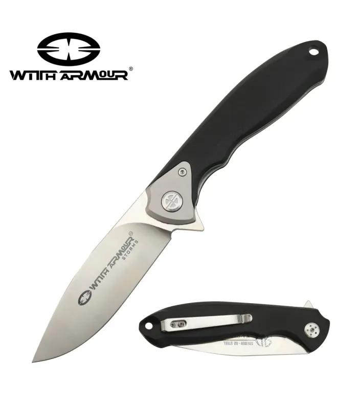 Soldier Pocket Tactical Knife with D2 Steel Blade ⚔️