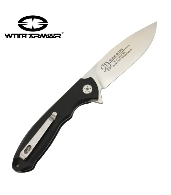Taktische Taschenmesser Soldier, Stahlklinge D2 ⚔️