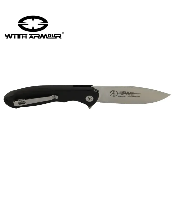 Soldier Pocket Tactical Knife with D2 Steel Blade ⚔️